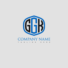 GGK Letter Logo Design and Monogram Icon.