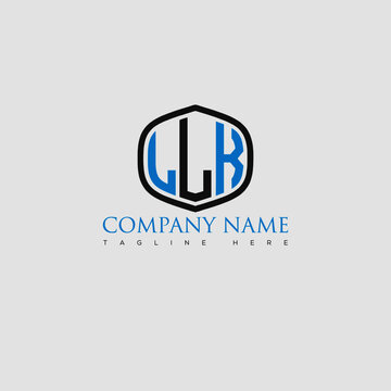 LLK Letter Logo Design and Monogram Icon.