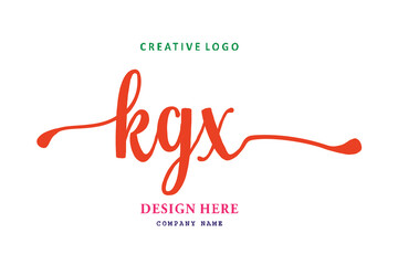 KGX lettering logo is simple, easy to understand and authoritative