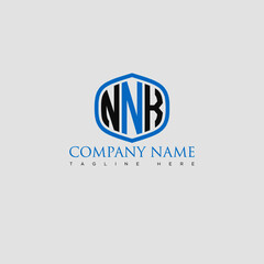 NNK Letter Logo Design and Monogram Icon.