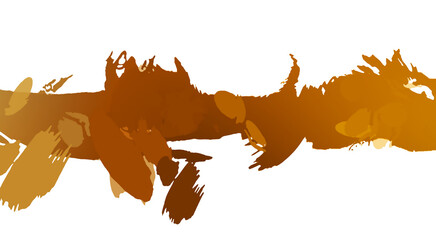Painted artistic creation. Brushed vibrant wallpaper. Unique and creative illustration. Abstract background of colorful brush strokes.