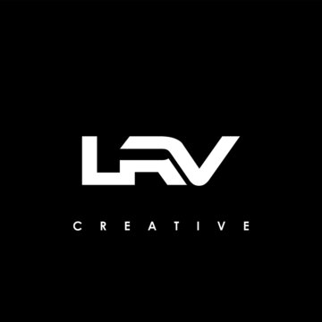 LRV Letter Initial Logo Design Template Vector Illustration