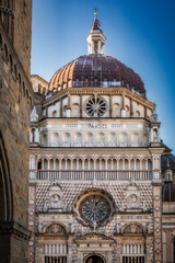 Obraz premium Beautiful architecture of the Basilica of Santa Maria Maggiore in Bergamo, Italy