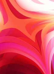 Fluid abstract background with colorful gradient. 2D illustration of modern movement.