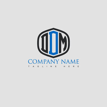 DDM Letter Logo Design and Monogram Icon.