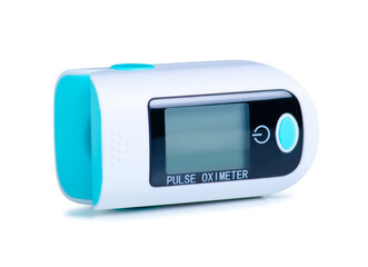 Fototapeta premium Pulse Oximeter equipment on white background isolation