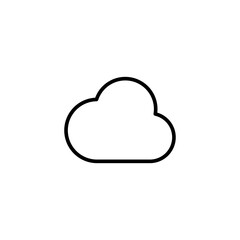 Cloud icon. Server symbol modern, simple, vector, icon for website design, mobile app, ui. Vector Illustration