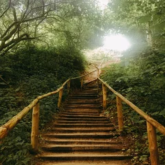 Fotobehang stairway to heaven © polecam