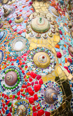 Reuse ceramics wall