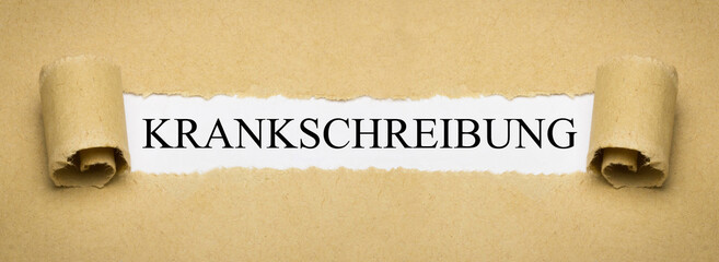 Krankschreibung