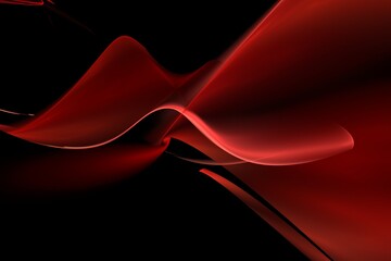 Red smoke on black background