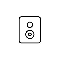 Speaker icon. Music symbol modern, simple, vector, icon for website design, mobile app, ui. Vector Illustration