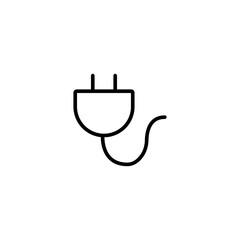 Plug icon. Electricity symbol modern, simple, vector, icon for website design, mobile app, ui. Vector Illustration
