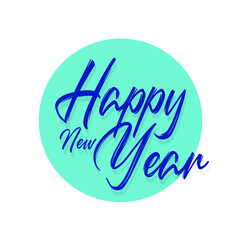 Happy New Year Banner - Script Writing - Illustration