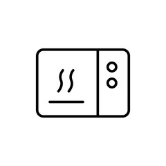 Microwave icon. Kitchen appliance symbol modern, simple, vector, icon for website design, mobile app, ui. Vector Illustration