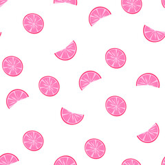 seamless pattern grapefruit