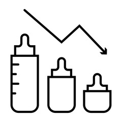 Obraz premium milk box money cost economy icon