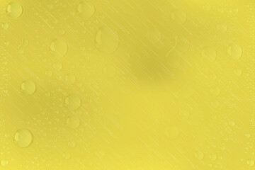 Hintergrund mit Regentropfen Trend Farbe color of the year 2021 Illuminating yellow
