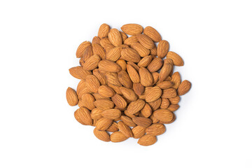 Almond nut in studio