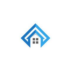 Obraz premium Home Vector icon illustration design template