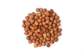 Many hazel nuts in studio 