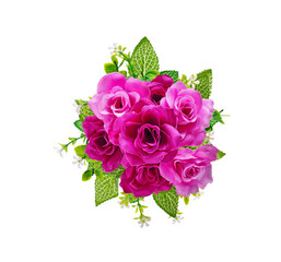 fake flower isolated on white background