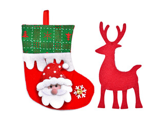 Christmas decoration isolated on white background