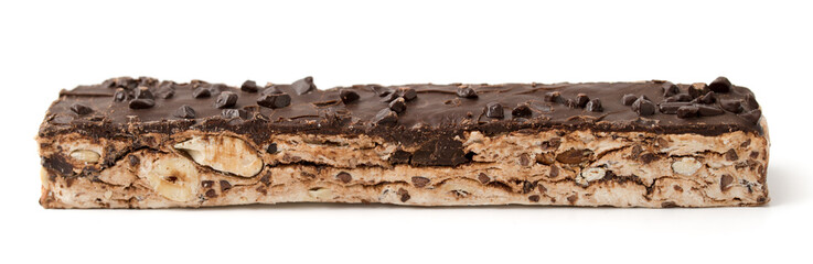 Torrone mit Bitterschokolade