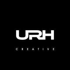 URH Letter Initial Logo Design Template Vector Illustration