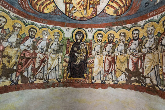 Coptic arts and religious painting reflecting an authentic expression of their Christian beliefs.