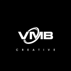 VMB Letter Initial Logo Design Template Vector Illustration