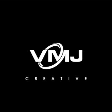 VMJ Letter Initial Logo Design Template Vector Illustration