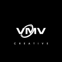 VMV Letter Initial Logo Design Template Vector Illustration