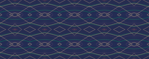 Watercolor Pattern. Traditional American Textile. Zigzag Geometric Illustration. Colorful Tribal Texture. Black Bohemian Ornament. Colorful Fashion Endless Ornament. Fashion Geometric Wallpaper.