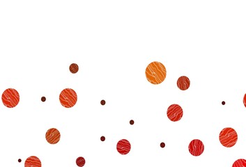 Light orange vector backdrop with dots.