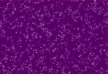 Light Purple vector pattern with spheres.