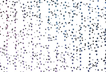 Light Blue, Red vector cover in polygonal style with circles.