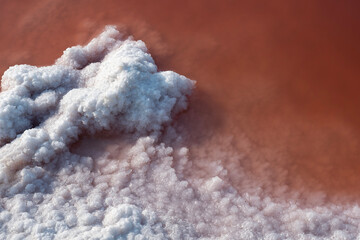 Salt evaporation pond
