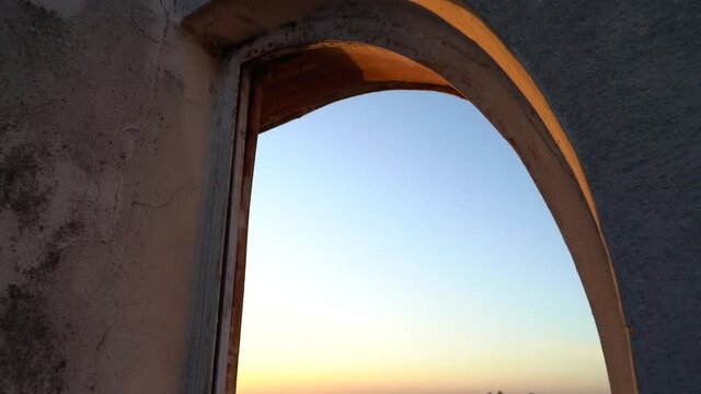 Vista desde ventana antigua.