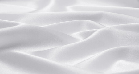 Obraz premium white satin fabric as background