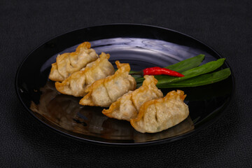 Japanese traditional cuisine Gyoza dumplings