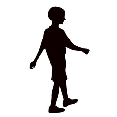 a bou body silhouette vector