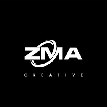 ZMA Letter Initial Logo Design Template Vector Illustration