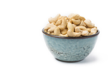 Heap of cashew nut in studio