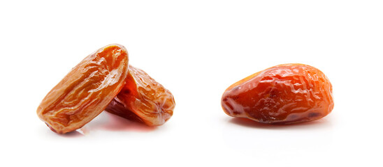 Dates isolated on white background