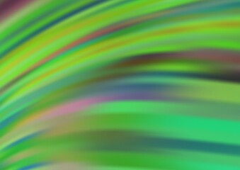 Light Green vector background with abstract lines.
