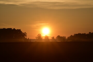 Sonne am Horizont