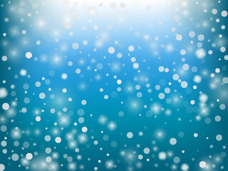 Falling Snow Confetti Winter Vector Background.