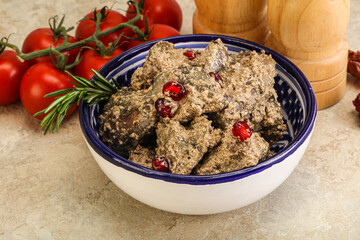 Chicken Liver with cream sauce