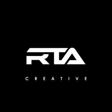 RTA Letter Initial Logo Design Template Vector Illustration